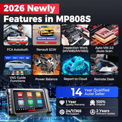 MaxiPRO MP808S Bidirectional Scanner