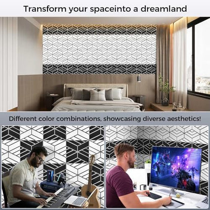 8 Pack 2 Layer Soundproof Wall Panels (8 Count)