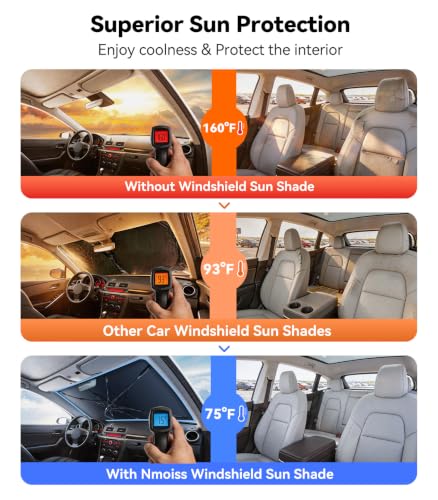 Vinyl Coating Heat Shield] Windshield Sun Shade Umbrella Custom for Mazda 3