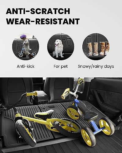 Rear Seat Back Mats for Tesla Model Y 2025 2024 2023 2022 2021 2020
