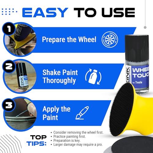 Premium Tesla Wheel Curb Rash Repair Kit for Model 3 19