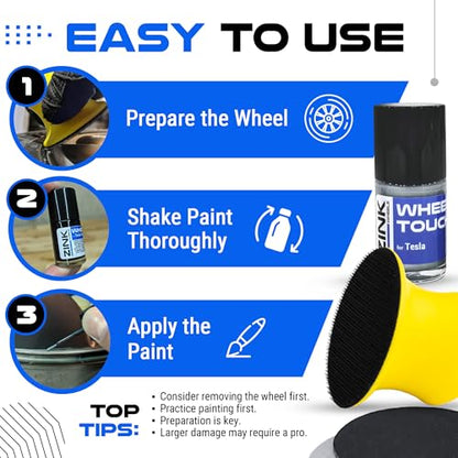 Premium Tesla Wheel Curb Rash Repair Kit for Model X 22