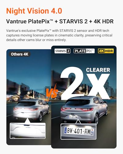 N4 Pro S 4K 3 Channel Dash Cam
