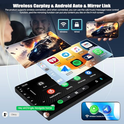 10.1 Inch HD Car Radio Carplay Screen for Car with 5GWiFi