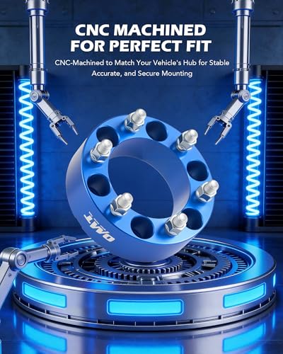 OMT 6x5.5 Wheel Spacers with 108mm Center Hub Bore (4 Count)