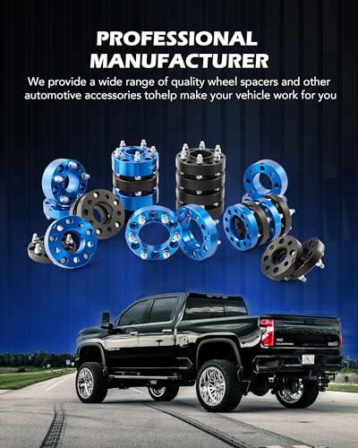 OMT 6x5.5 Wheel Spacers with 78.1mm Center Hub Bore (4 Count)