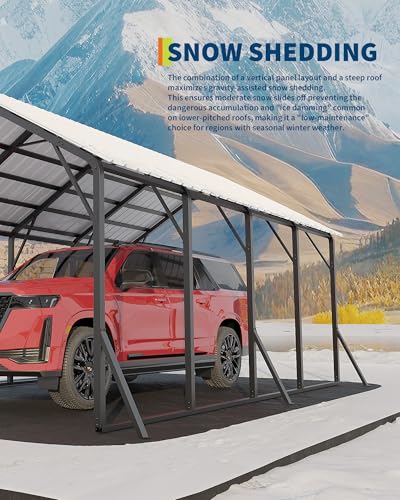 13x21x11 ft Metal Carport Kit