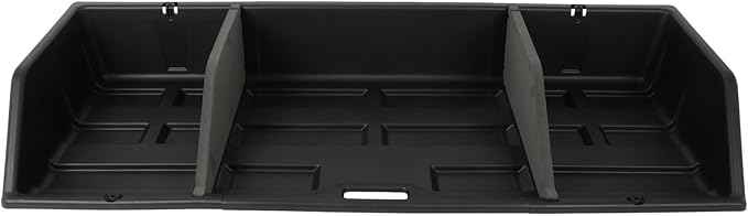 SCITOO 48" PP|Plastic Truck Bed Tool Box,Heavy Duty Crossover Storage for Most Full Size Pickups,Lockable Weatherproof Chest,Fits 48"WX10"DX10"H Truck Beds,Easy Access to Load and Unload
