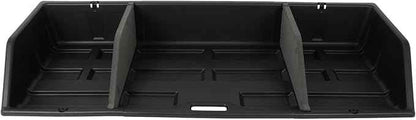 SCITOO 52" PP|Plastic Truck Bed Tool Box,Heavy Duty Crossover Storage for Most Full Size Pickups,Lockable Weatherproof Chest,Fits 52"WX10"DX10"H Truck Beds,Easy Access to Load and Unload