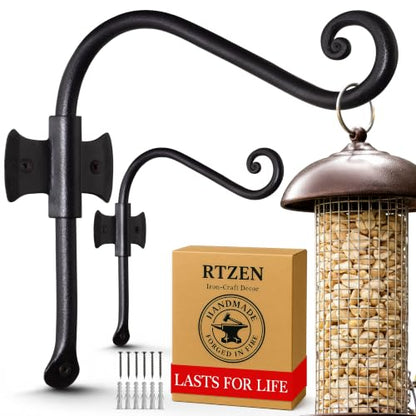 Plant Hangers Outdoor or Indoor Heavy Duty Wall Bracket Hooks (2 Count)