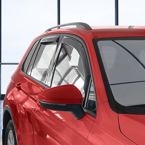 in Channel Extra Durable Rain Guards for Volkswagen Tiguan 2018