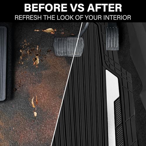 Heavy Duty Rubber Car Mats Metallic