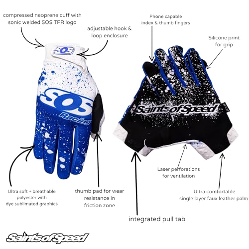 Splatter Dirt Bike Gloves