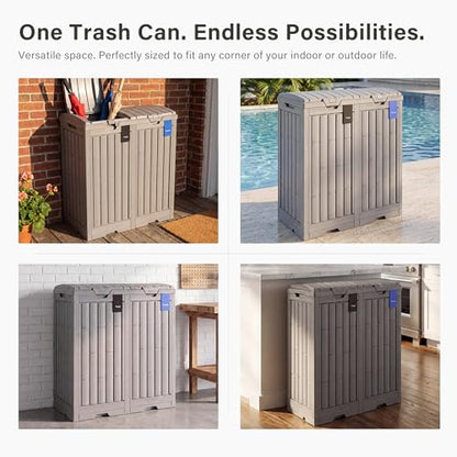 76 Gallon Outdoor Trash Can