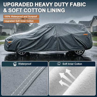 16 Layers Minivan Car Cover Waterproof All Weather Heavy Duty