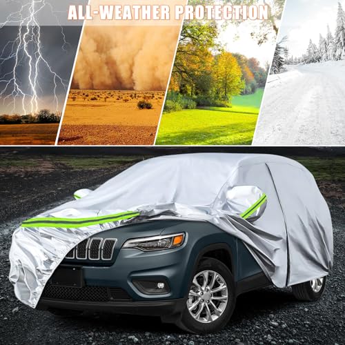 6 Layers Silver Waterproof Car Covers Replace for 2014