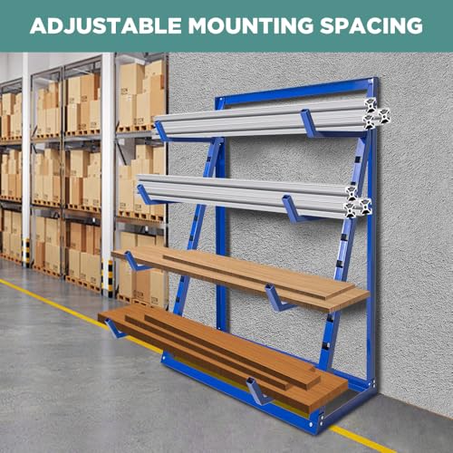 4 Tier Steel Horizontal Storage Rack