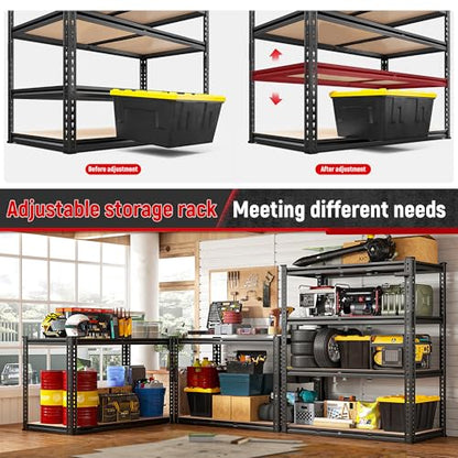 40" W Garage Shelving with Rolled