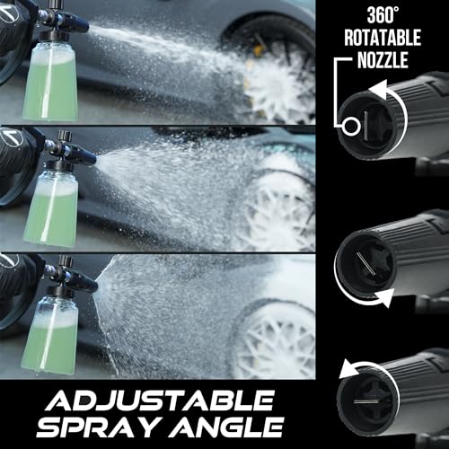 Foam Cannon for Pressure Washer with 1