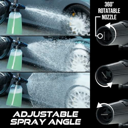 Foam Cannon for Pressure Washer with 1