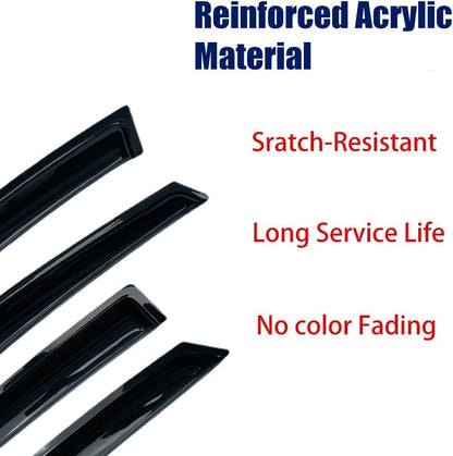 Window Visors Rain Guards for 2001 (4 Count)