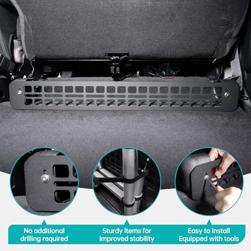 Under Seat Storage Molle Panel Compatible with 2015
