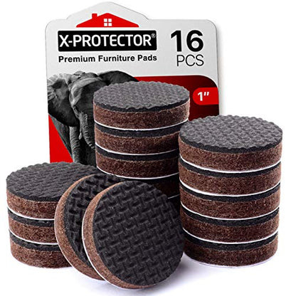 Non Slip Furniture Pads 16 pcs 1" X (16 Count)