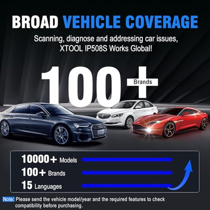 Scanner IP508S OBD2 Scanner ABS SRS Check Engine Code Transmission