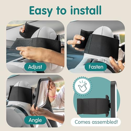 Baby Car Mirror for Fixed Headrests