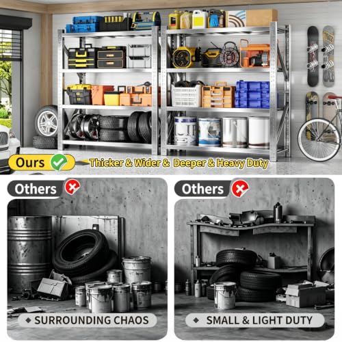 Heavy Duty Stainless Steel Shelves Garage Shelving
