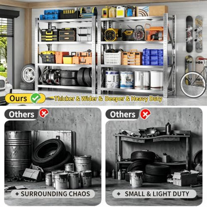 Heavy Duty Stainless Steel Shelves Garage Shelving