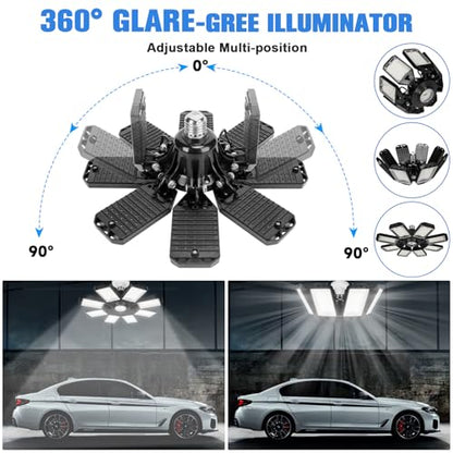 LED Garage Lights 8 Panels 2 Pack (2 Count)