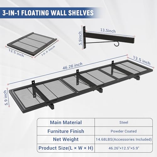 2 Pack Garage Wall Shelf (2 Count)