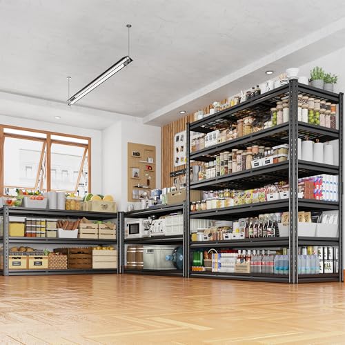 6 Tier Heavy Duty Storage Shelving for Garage Basement Warehouse
