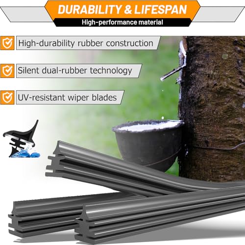 Windshield Wiper Blade Replacement for Lexus NX200t NX300 NX300h