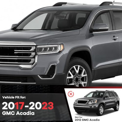 4PCS in Channel Window Visors Rain Guards 4pcs Fit for GMC Acadia 2017