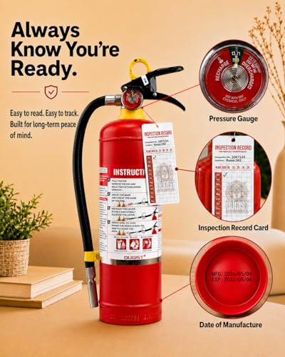 ABC Dry Chemical Fire Extinguisher (80 Ounce)