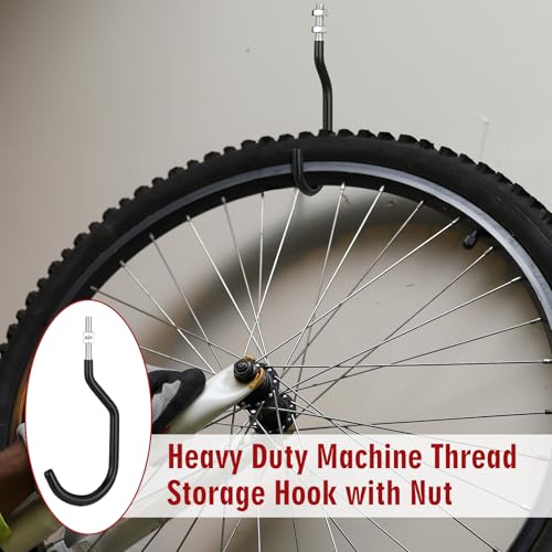 4 Pcs Machine Thread Bicycle Storage Hook