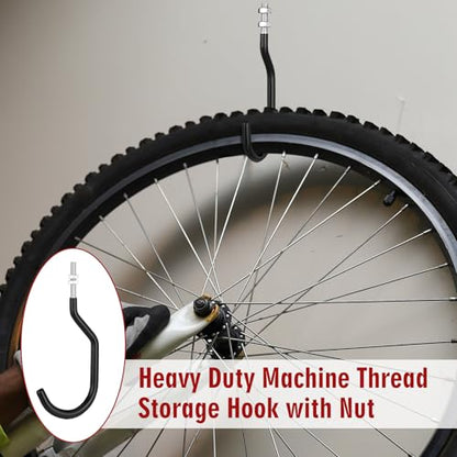 4 Pcs Machine Thread Bicycle Storage Hook