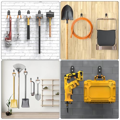 Garden Hose Holder Wall Mount 2 Pack 2.8 Inch (8 Count)