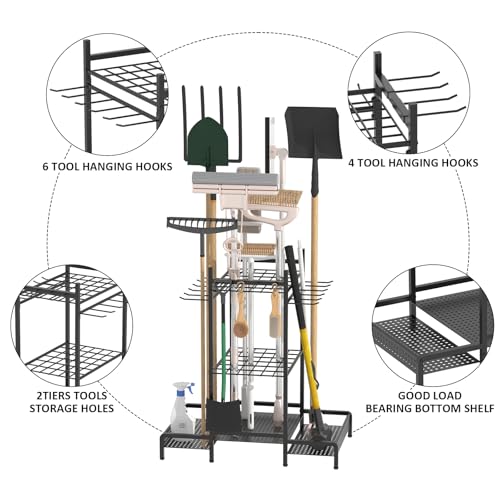 Organizer Yard Tool Storage Rack