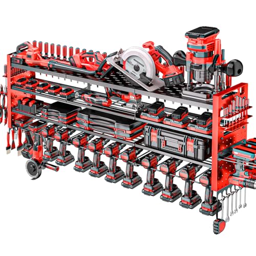 49.8" Power Tool Organizer Wall Mount