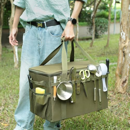 Tactical Camping Storage Bag 46L Rigid yet Foldable Tote Bag