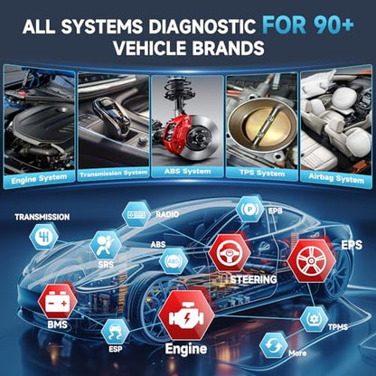 2026 BOSSCOMM eTouch770 OBD2 Scanner Diagnostic Tool