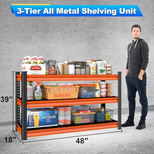 3 Tier Garage Shelving Heavy Duty
