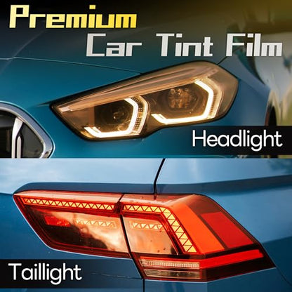 16 x 60 Inches Headlight Taillight Car Tint Vinyl Film