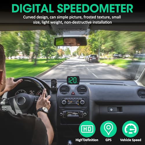 2 Pack GPS Digital Speedometer for Car MPH (2 Count)