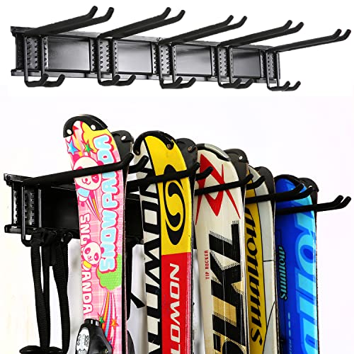 24 Inch Wall Mounted Ski Rack