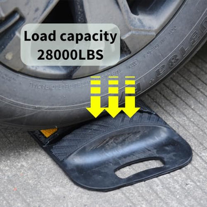 Portable Speed Bump 76x10x2in Foldable Reflective