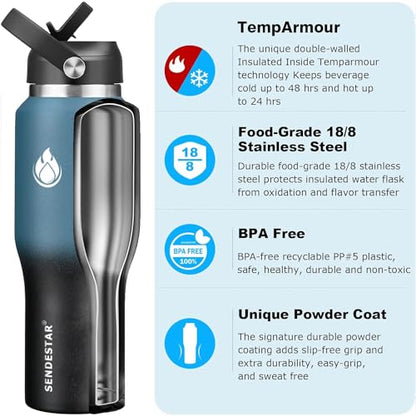 40oz Stainless Steel Water Bottle